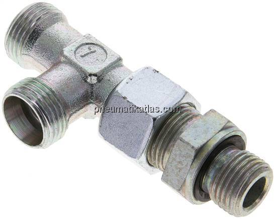 Einstellb. L-Schneidringverschraubung M 16x1,5-12 L (M18x1,5), ohne Mutter & Sch