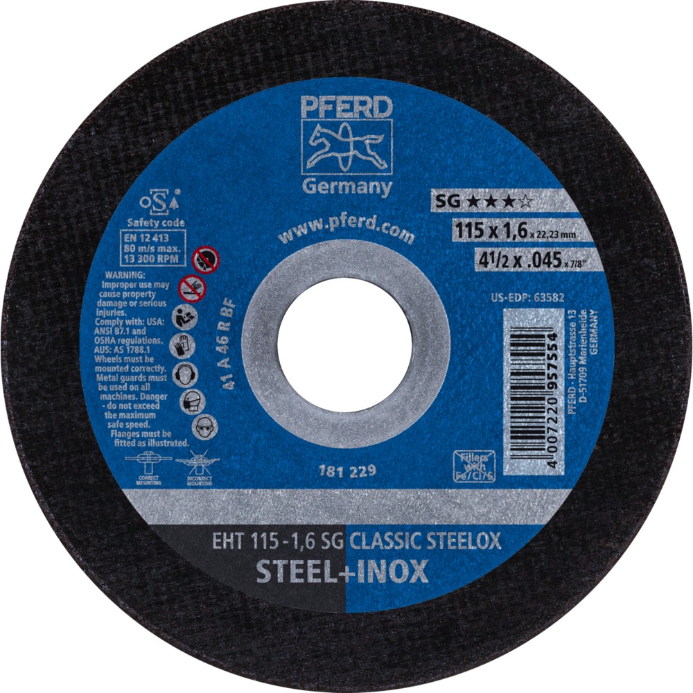 Trennscheiben EHT 115-1,6 SG CLASSIC STEELOX