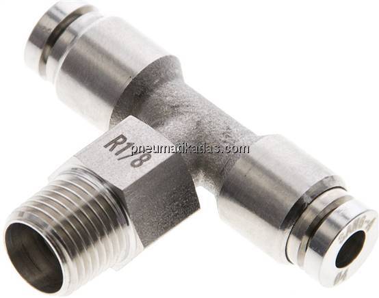 T-Steckanschluss R 1/8"-4mm, IQS-ES LE/IQS-PVDF