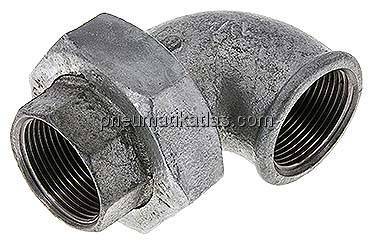 Winkel-Verschraubung flach dichtend Rp 1-1/4" (IG)