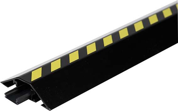 Kabelbrücke Aluminium 7 Stk. A.B400xT80xH20 mm 1 Kammer H16xB18 mm schwarz/gelb