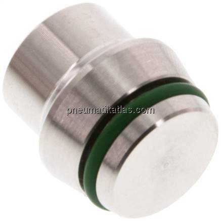 Verschlussstopfen ohne Mutter /16 S, 1.4571