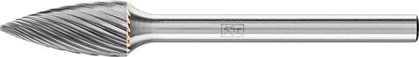 Kleinfrässtift HM Spitzbogenform 0613 5 3mm6x13mm Pferd