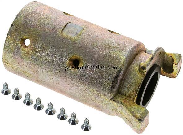 Sandstrahlkupplung Temperguss verzinkt, Schlauch 42x60 mm