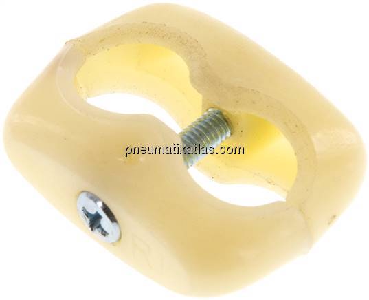 Doppelschlauchklemme für Gas-/ Sauerstoffschlauch 13mm