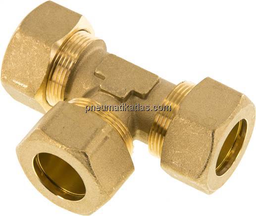 T-Klemmringverschraubung 22 (M30x1,5)mm, Messing