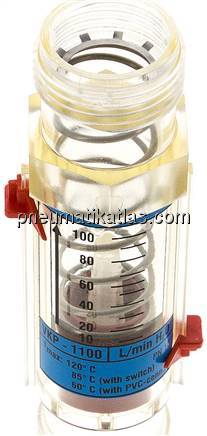 Durchflussmesser G 1" (AG), 20 - 100 l/min für Wasser