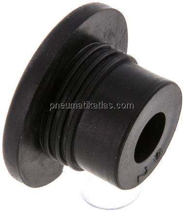 Elastomer-Rohrdurchführung für 10 mm Rohr