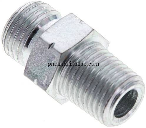 ORFS-Einschraubverschraubung UNF 9/16"-18(AG)-NPT 1/4"