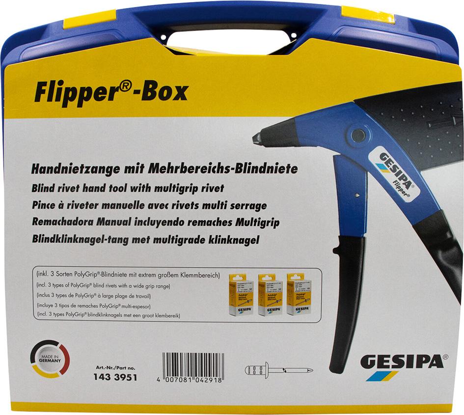 Blindnietzangenbox Flipper Gesipa PolyGrip