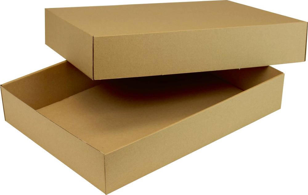 Stülpdeckelk,braunVE50 435x315x110mm, A3, 2-tei.