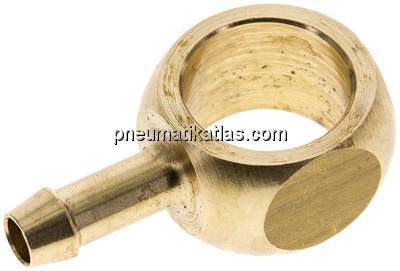 Ringstück für L-Gewindetülle G 3/8"-6 (1/4")mm, Messing