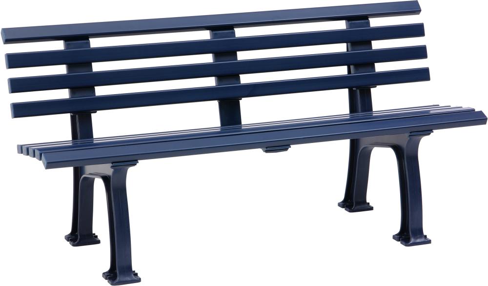 Gartenbank SYLT 3-Sitzer Länge 1500 mm blau Blome