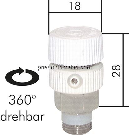 Exemplarische Darstellung: Ablass- und Entlüftungs