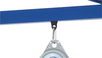 Laufwagen mit Karabiner für Laufschiene Montageschiene