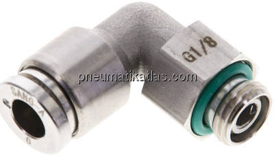 Winkel-Steckanschluss G 1/8"-6mm, IQS-ES LE/IQS-PVDF
