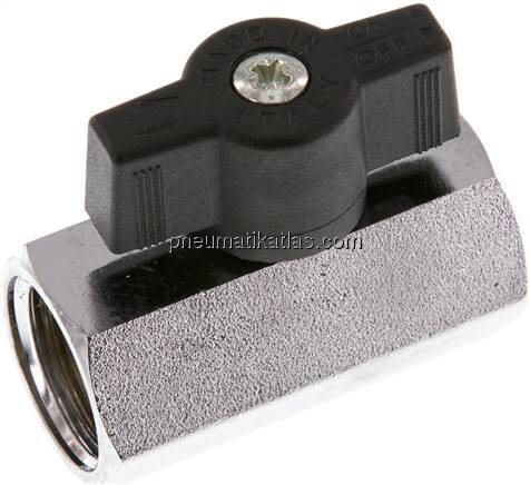 Messing-Minikugelhahn G 1/2" Innengewinde, PN 15