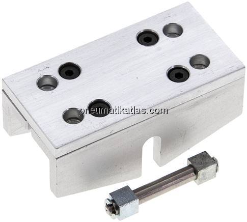 Pendelbrücke (schmal) f. 25mm kolbenstangenlosen Zylinder