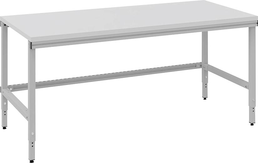 Grundtisch Multi4easy B1685xT800xH720-1020 mm Tischplatte Melamin manuell verstellbar