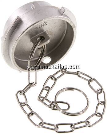 Tankwagenkupplung Verschlussstopfen, 1.4408 für MK 50 ES