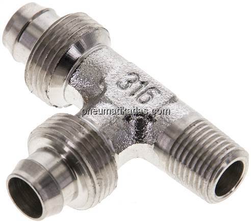 LE-Gewindestück R 1/8"-10x8mm, 1.4305 ohne Muttern