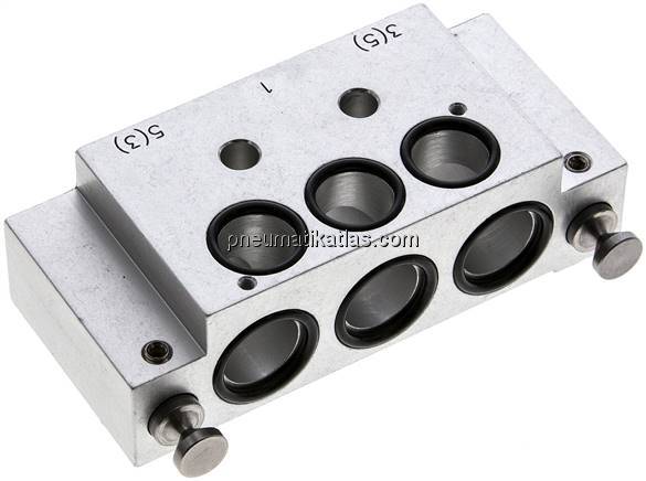 Endplatte mit einem Ventilplatz