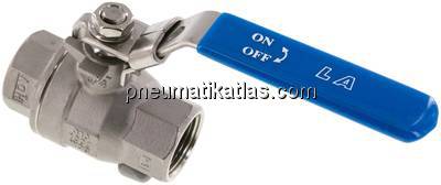 Edelstahl-Kugelhahn, leicht, G 3/4", 0 - 63bar