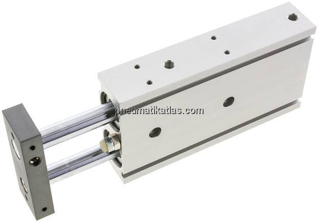 Doppelkolbenzylinder, Kolben 32mm, Hub 100mm