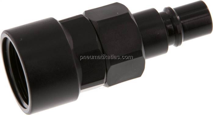 Kupplungsstecker (NW7,2) G 1/2", POM absperrend