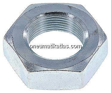 Sechskant-Gegenmutter M 36x2, Stahl verzinkt