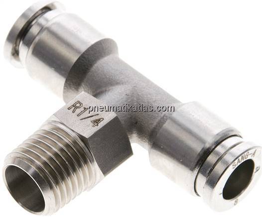 T-Steckanschluss R 1/4"-8mm, IQS-ES LE/IQS-PVDF