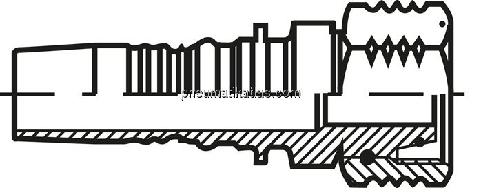 Exemplarische Darstellung: Pressarmatur für Hydrau