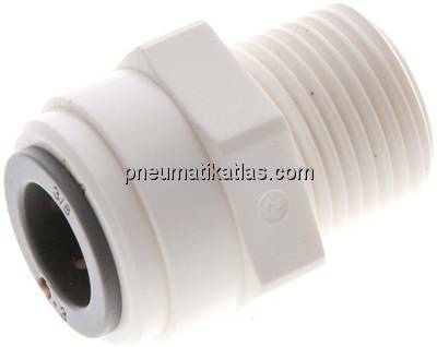 Gerader Steckanschluss R 3/8"-3/8" (9,52 mm), IQS-LE (EPDM-Dichtung)