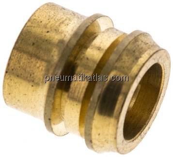 Reduziereinsatz f. Klemmringverschraub. 14mm-10 (M16x1,5)mm, Messing