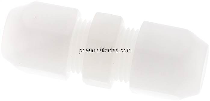 Gerade Schlauchverbindung 12x10mm, PVDF (FDA)