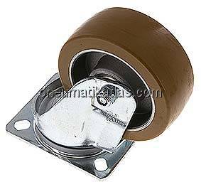 Polyurethan-Schwerlastrolle, Lenkrolle, 100mm