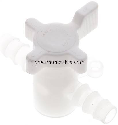 Labor-Schlauchhahn (PVDF), 9 (3/8") mm