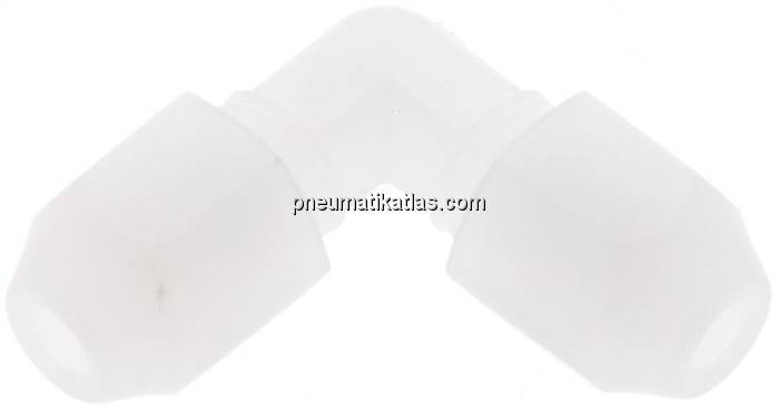 Winkel-Schlauchverbinder 4x2mm, PVDF (FDA)