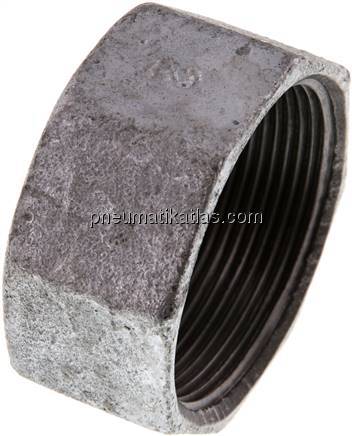 Verschlusskappe Rp 2", Temperguss verzinkt