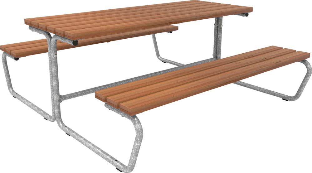 Bank-Tisch-Kombi. Palma, Bambus ohne Rückenlehne Bambus Savanna