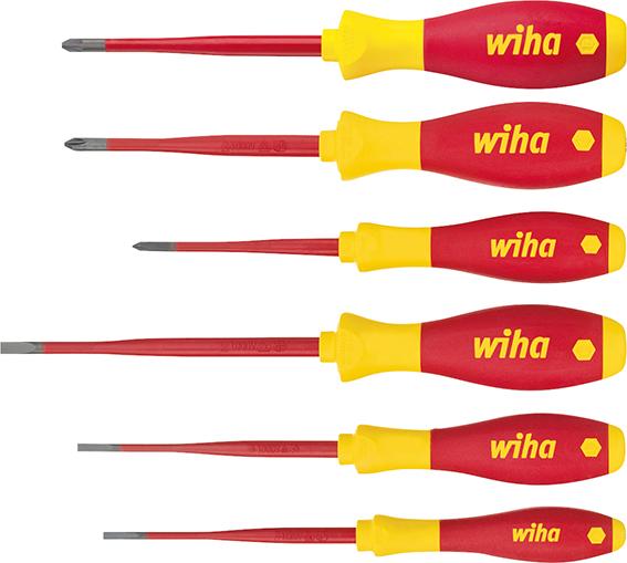 Schraubendreher-Satz VDE slim Schlitz PH PZ/S 6-teilig Wiha