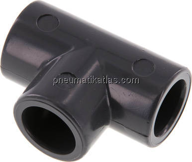 Klebemuffen-T-Stück, PVC-U, 16mm