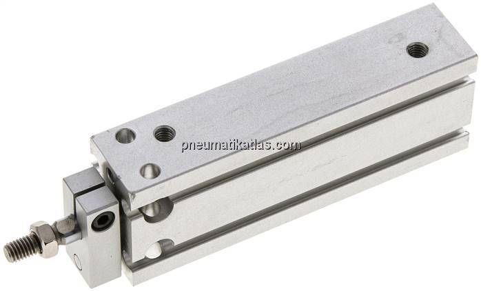 Direktmontagezylinder, Kolben 16mm,Hub 50mm, verdrehgesicherte Kolbenstange