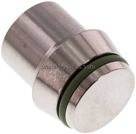 Verschlussstopfen ohne Mutter /20 S, 1.4571