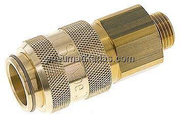 Kupplungsdose (NW15) G 1/2"(AG), Messing