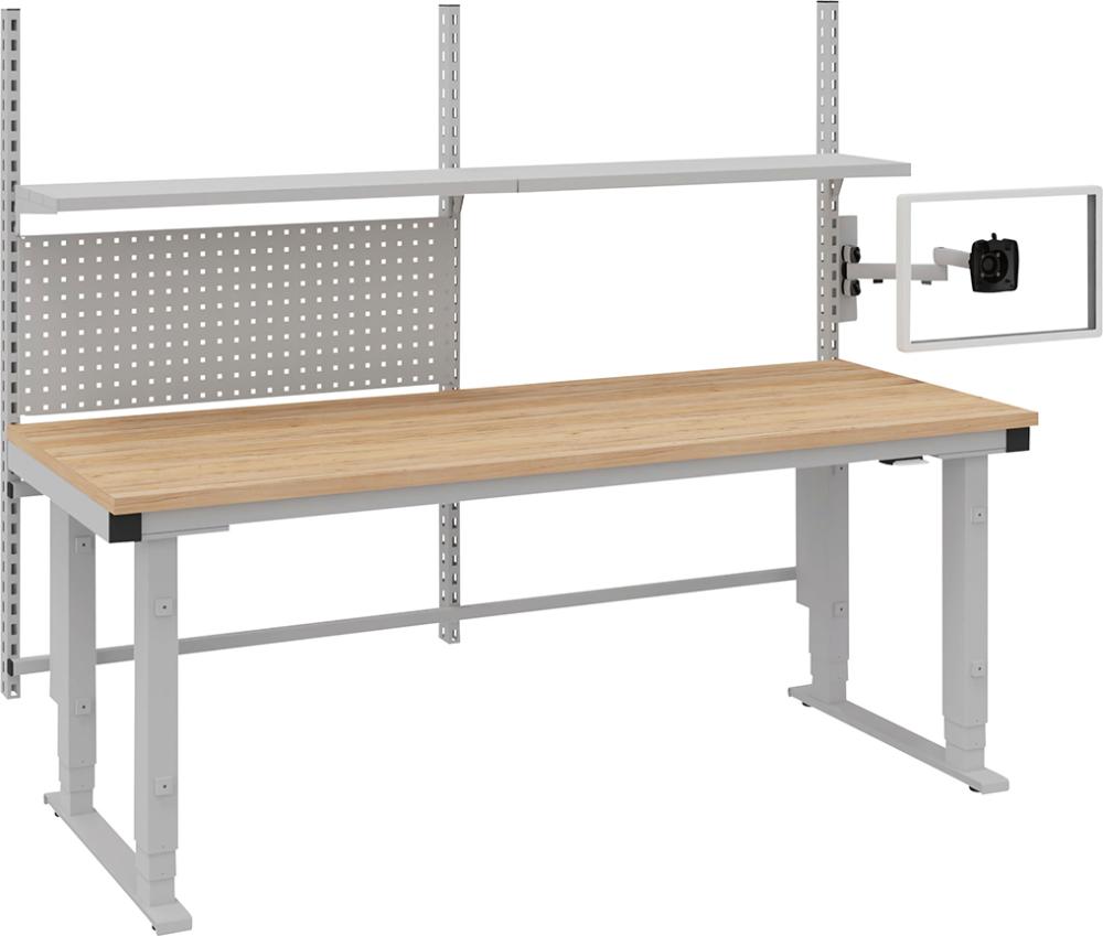 Systemtisch Multi4easy B2030xT800xH730-1320 mm Tischplatte Multiplex elektr. verstellbar