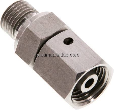 Einstellb. Schneidringverschr. G 1/4"-8 S, 1.4571