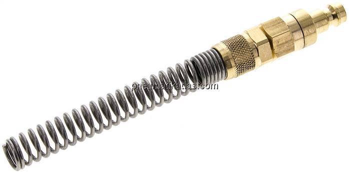 Kupplungsstecker (NW5) 8x6mm Schlauch m. Knickschutz