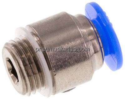 Gerader Steckanschluss M 8x0,75-4mm, Mini m. Innensechskt.