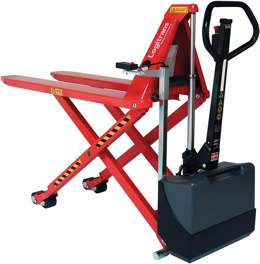 Positionskontrolle Scherengabelhubwagen Elektro